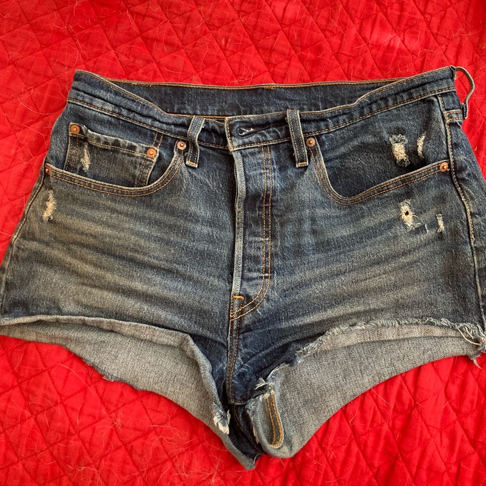 Levi Jean Shorts 501 Size W30